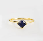 Royal Blue Sapphire Solitaire Ring | Alvaura