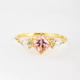 Sakura Pink Sapphire Alchemy Wings Ring | Alvaura