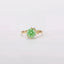 Mint Green Constellation Cluster Ring — Sterling Silver