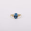 Santa Maria Blue Bloom Cluster Ring - Oval Brilliant