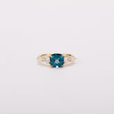 Tidal Lagoon Cushion Spinel Five-Stone Ring