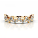 Zigzag Half Stacking Ring