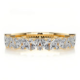 Marquise Moissanite Eternity Band