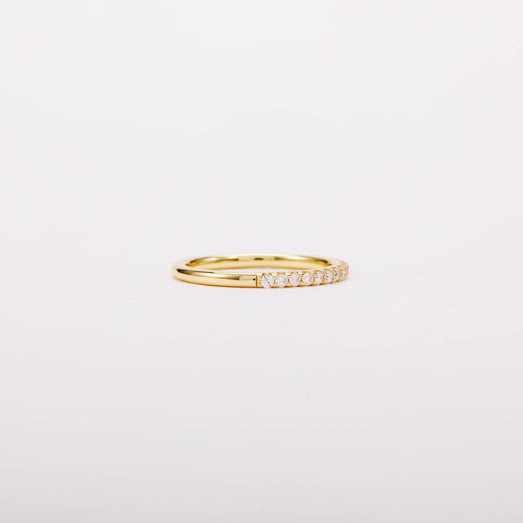 Half Eternity Stacking Ring
