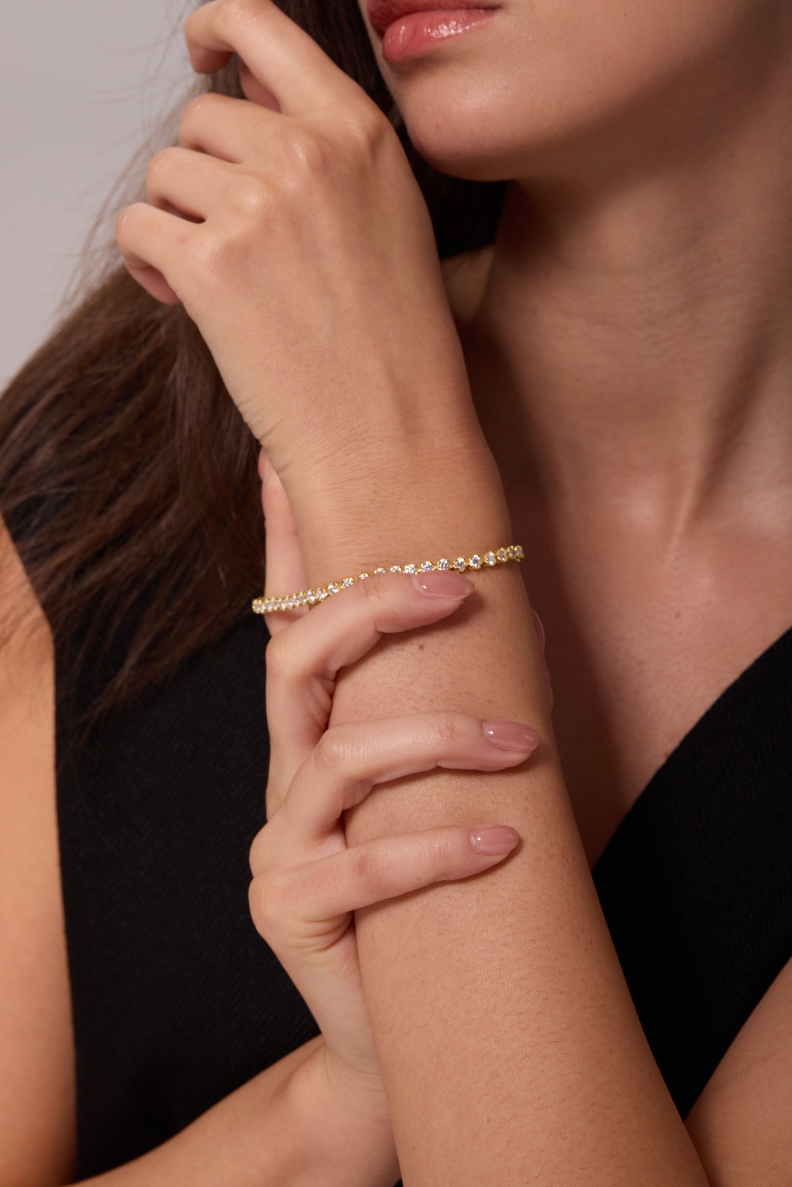 3mm Round Tennis Bracelet Secondary image