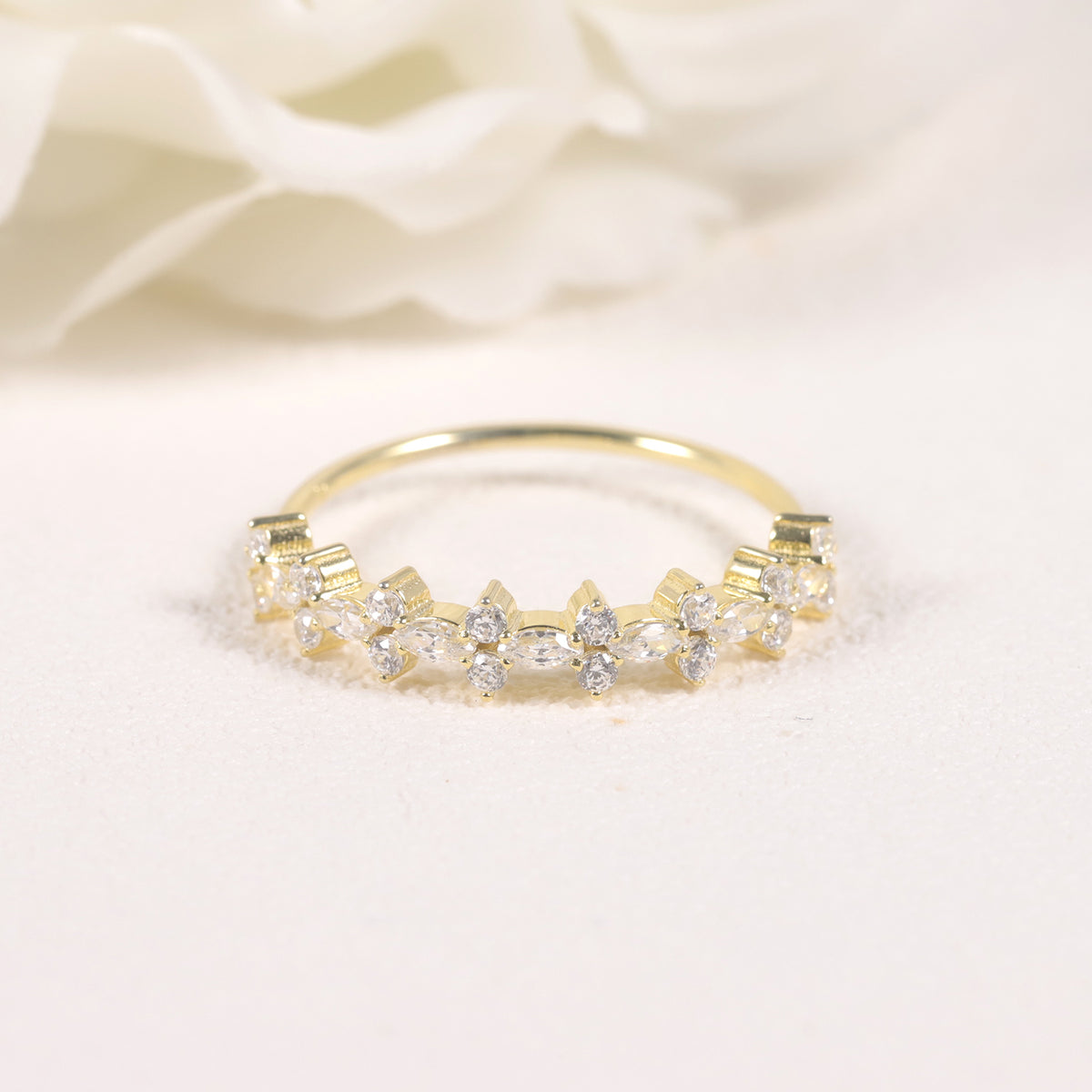 Clover Stacking Ring | Alvaura