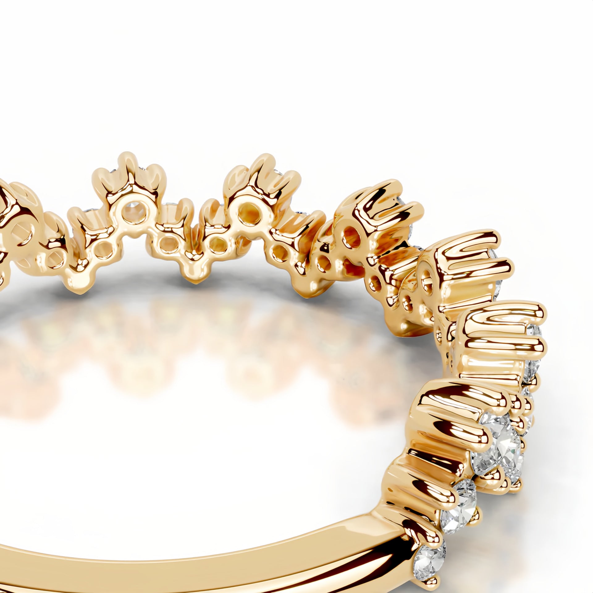 Zigzag Half Stacking Ring
