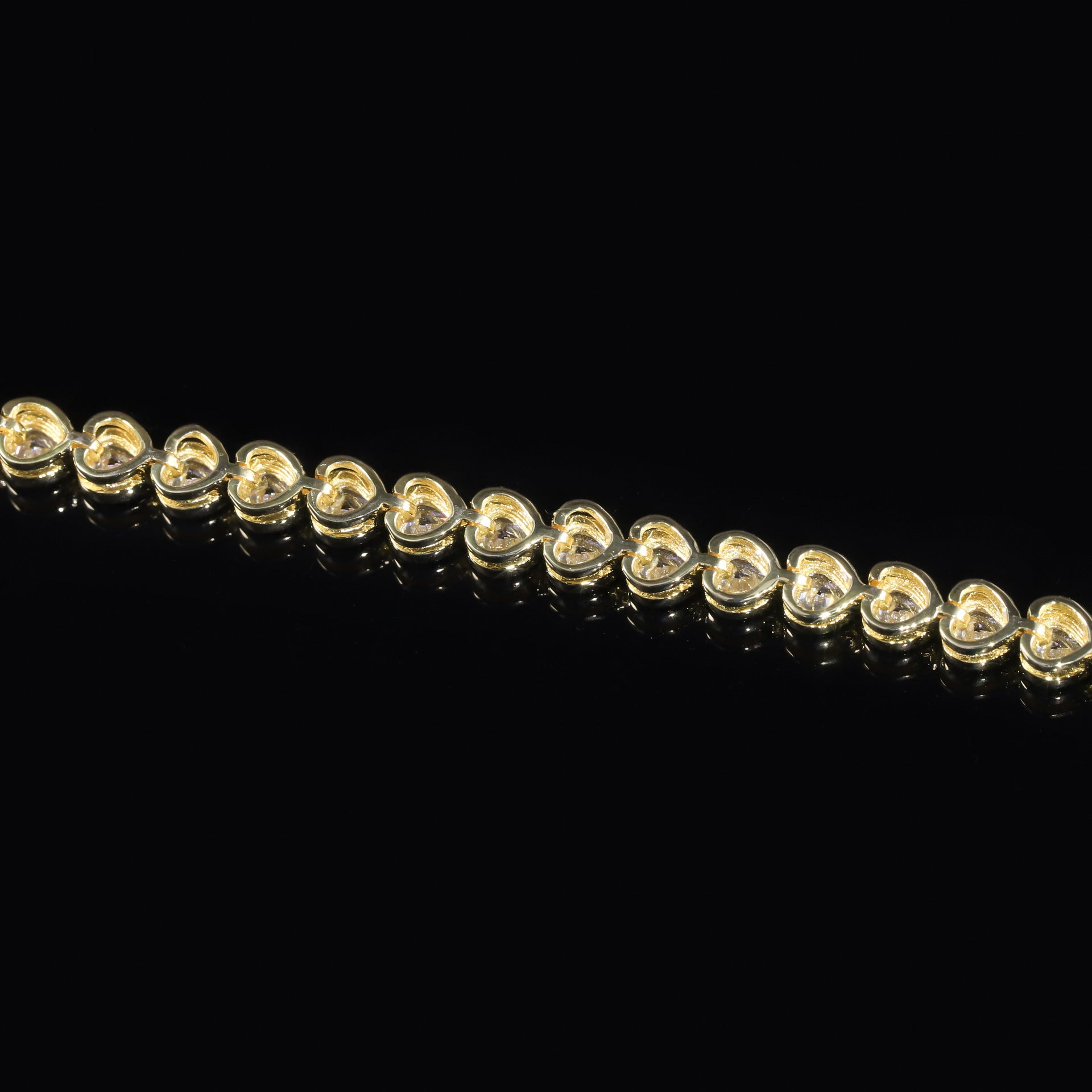 Heart Tennis Bracelet