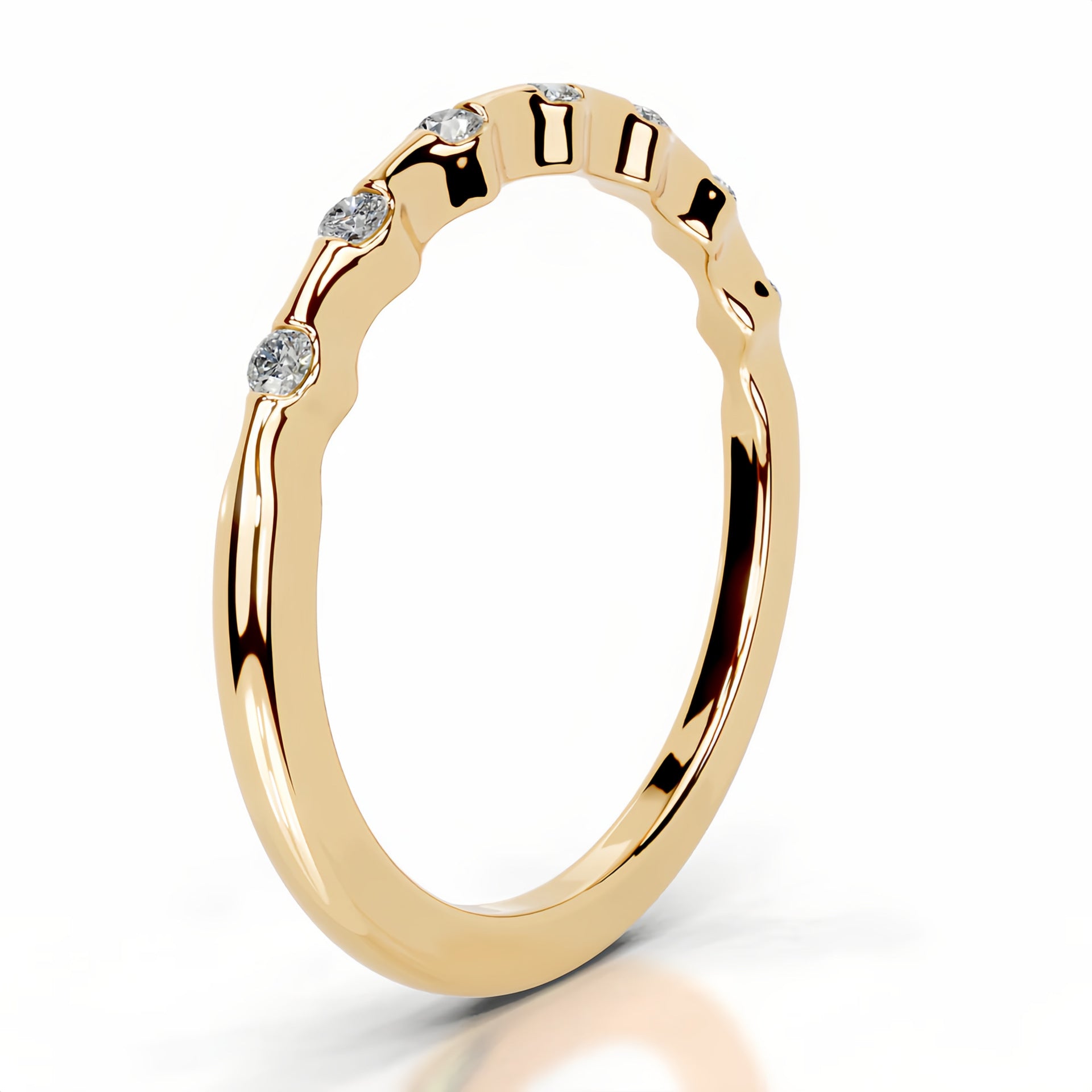 Ripple Half Stacking Ring