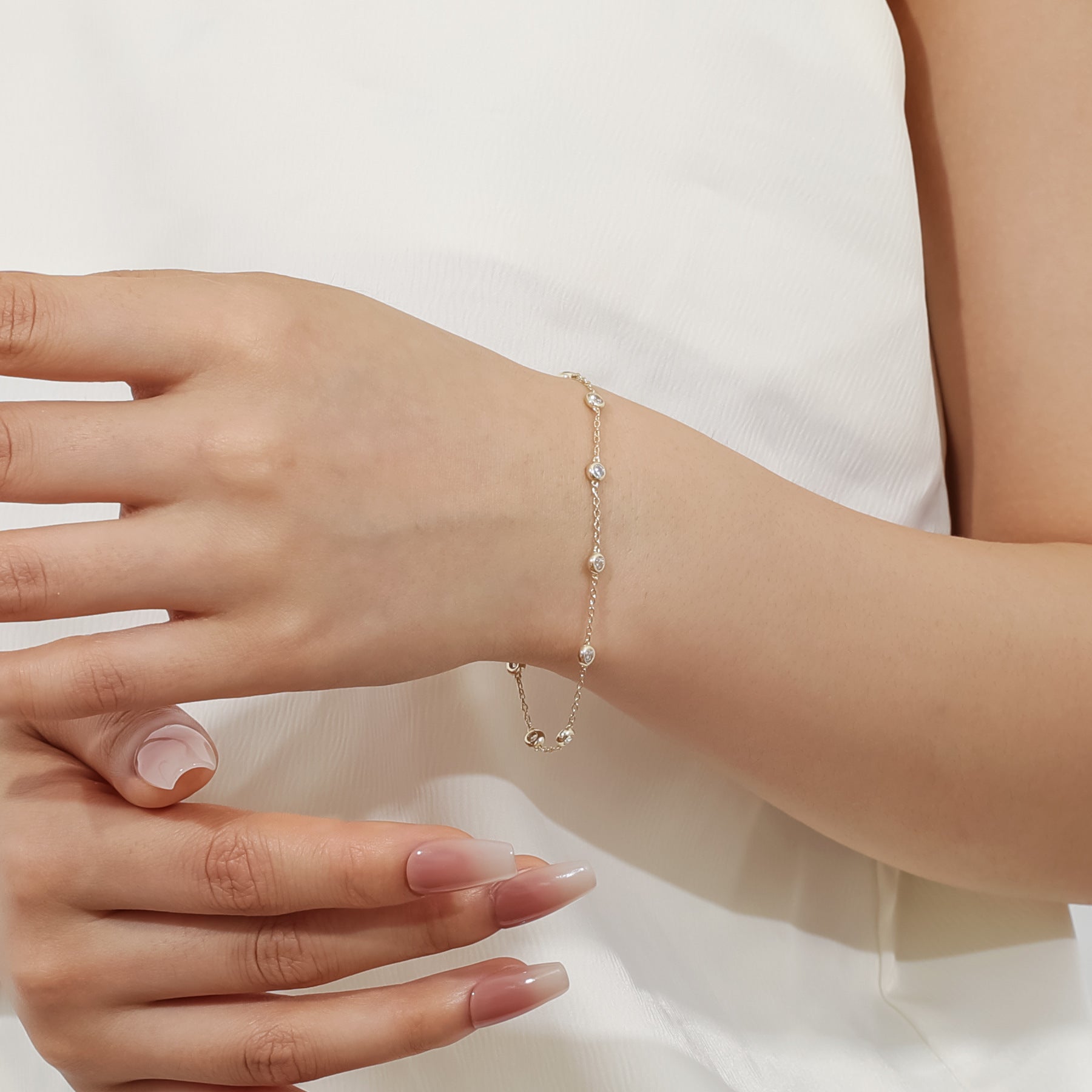 Starry Moissanite Bracelet
