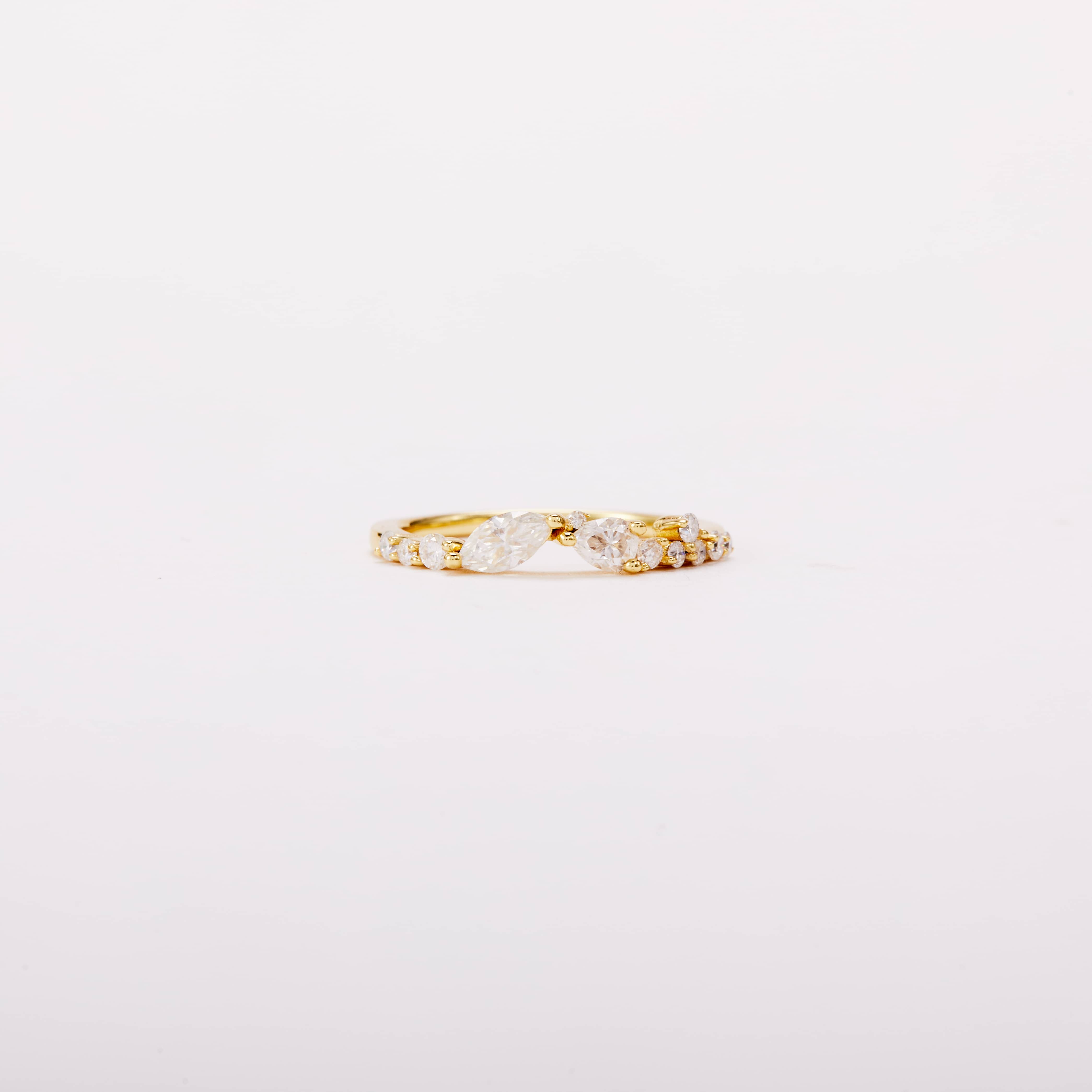Marquise Moissanite Stacking Ring Main image