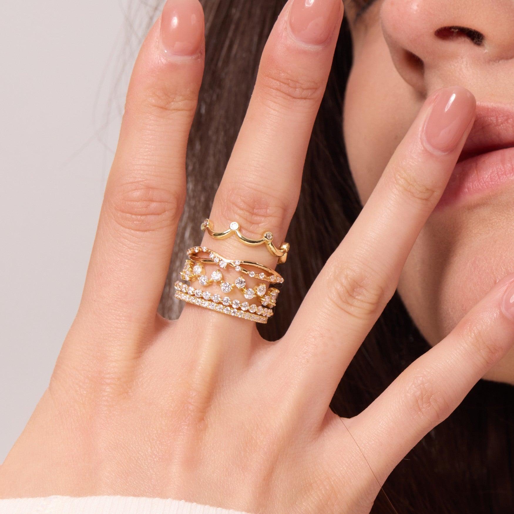 Stardust Stacking Ring