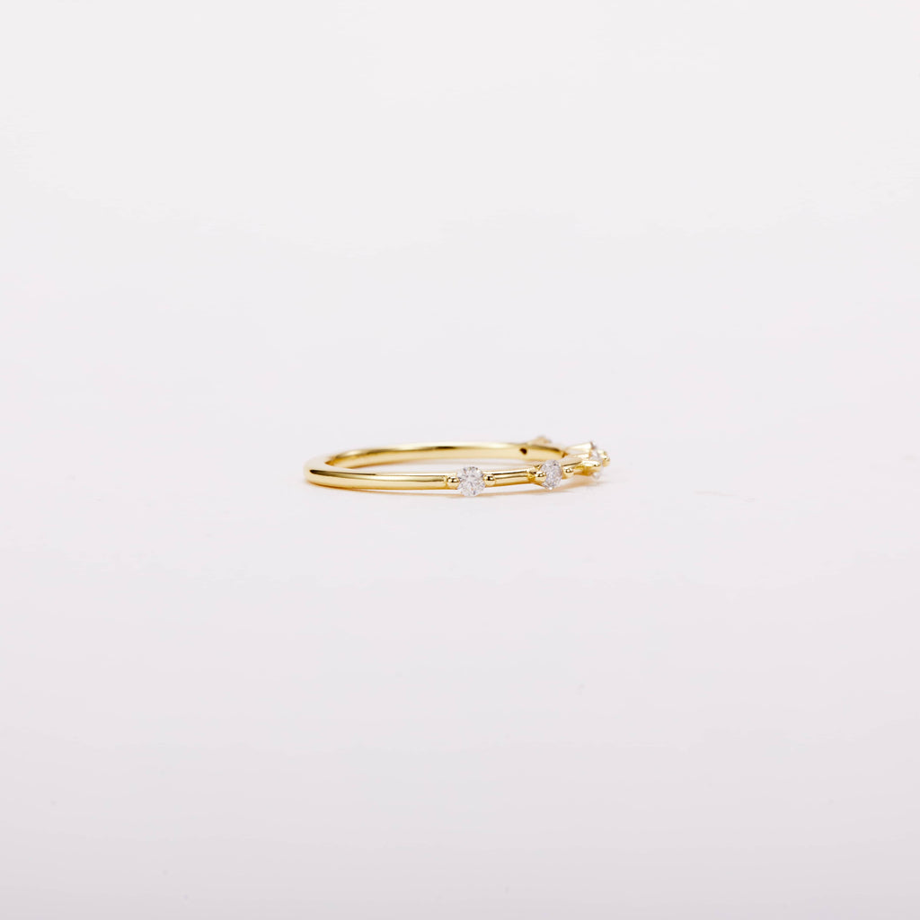 Floating Star Stacking Ring