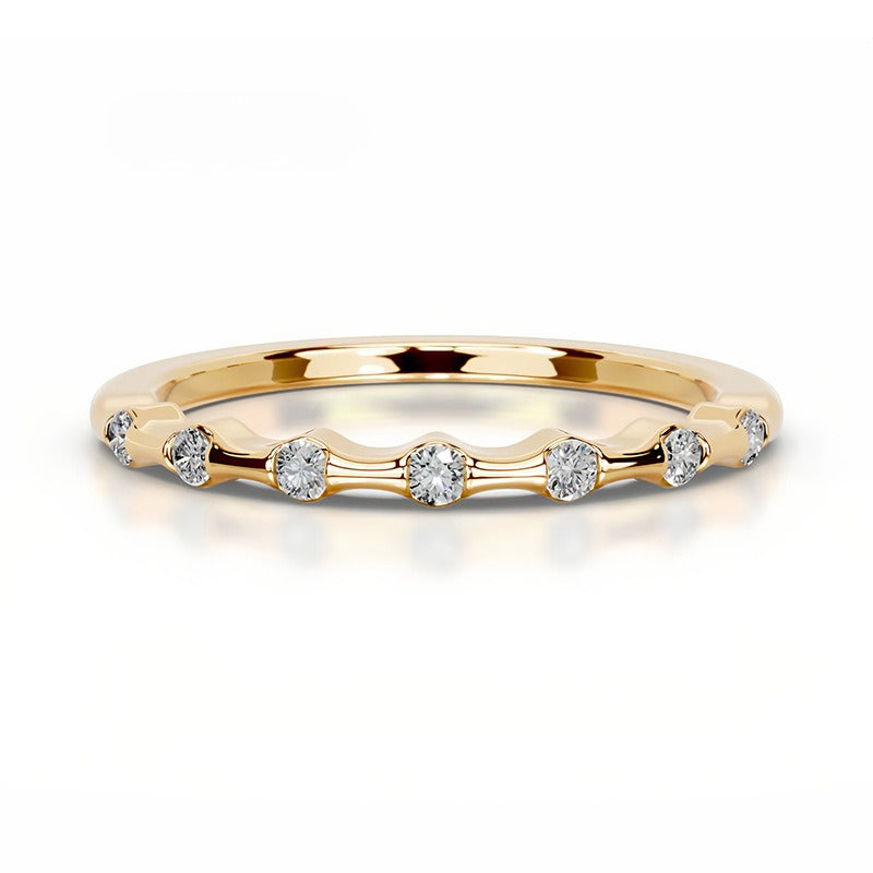 Ripple Half Stacking Ring