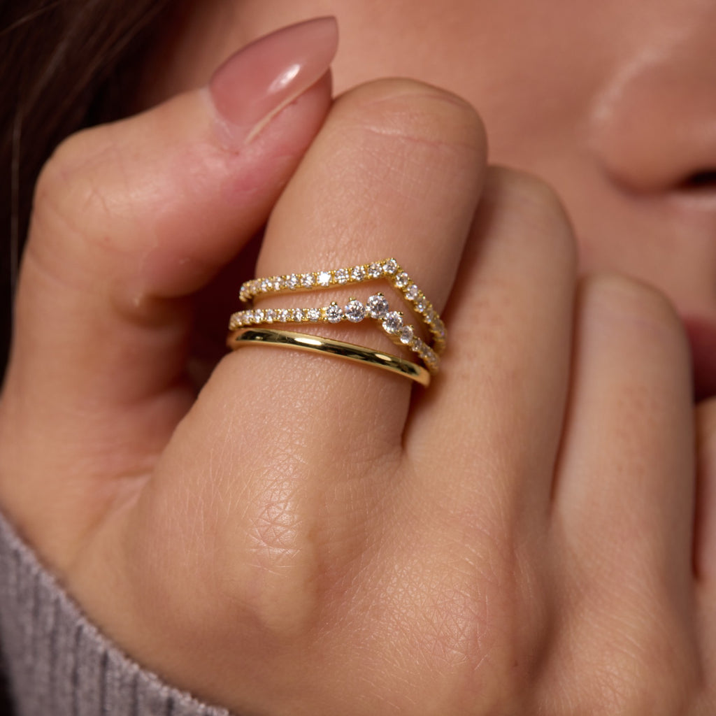 V Shape Stacking Ring