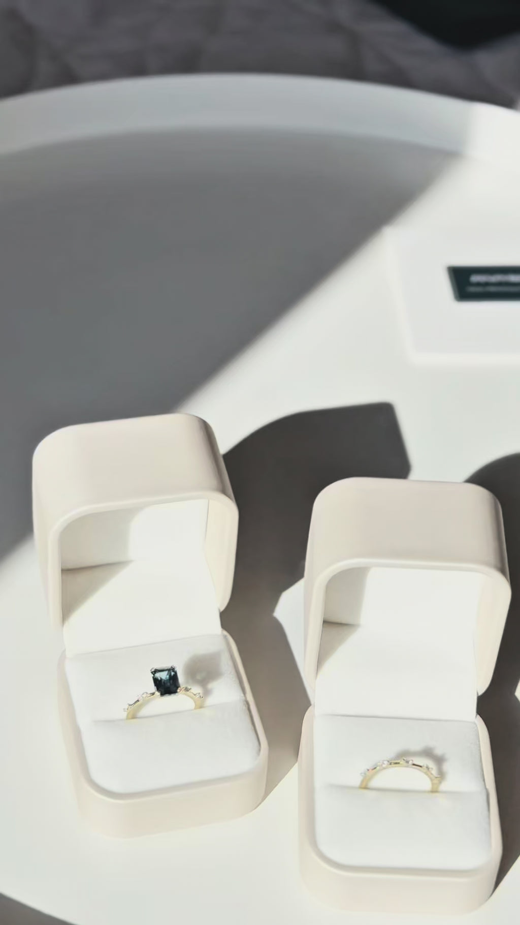 Tidal Lagoon Floating Ring - Emerald Cut