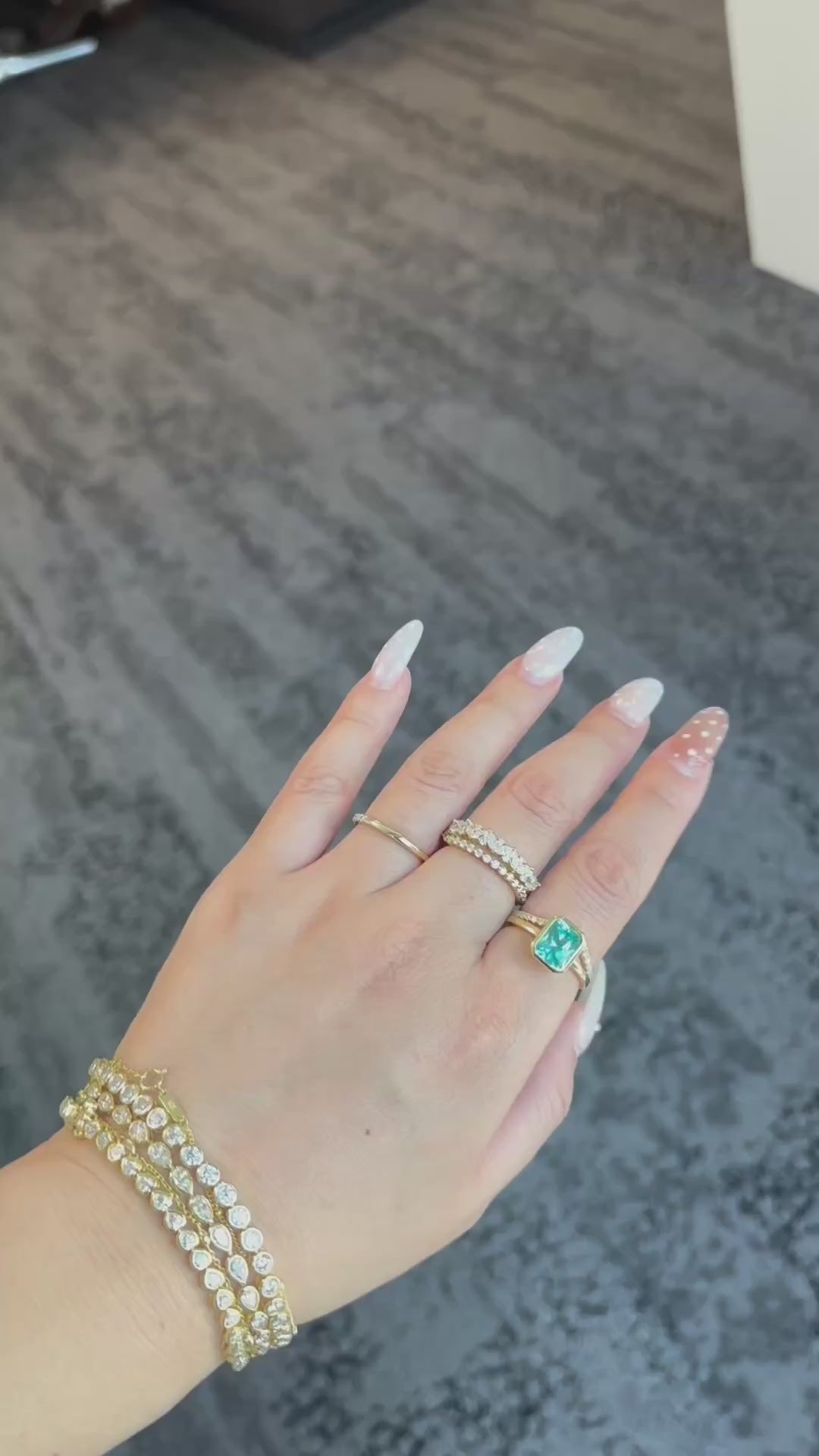 Paraiba Blue Bezel Ring - Radiant Cut